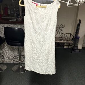 Nine & Co. White Textured Mini Dress